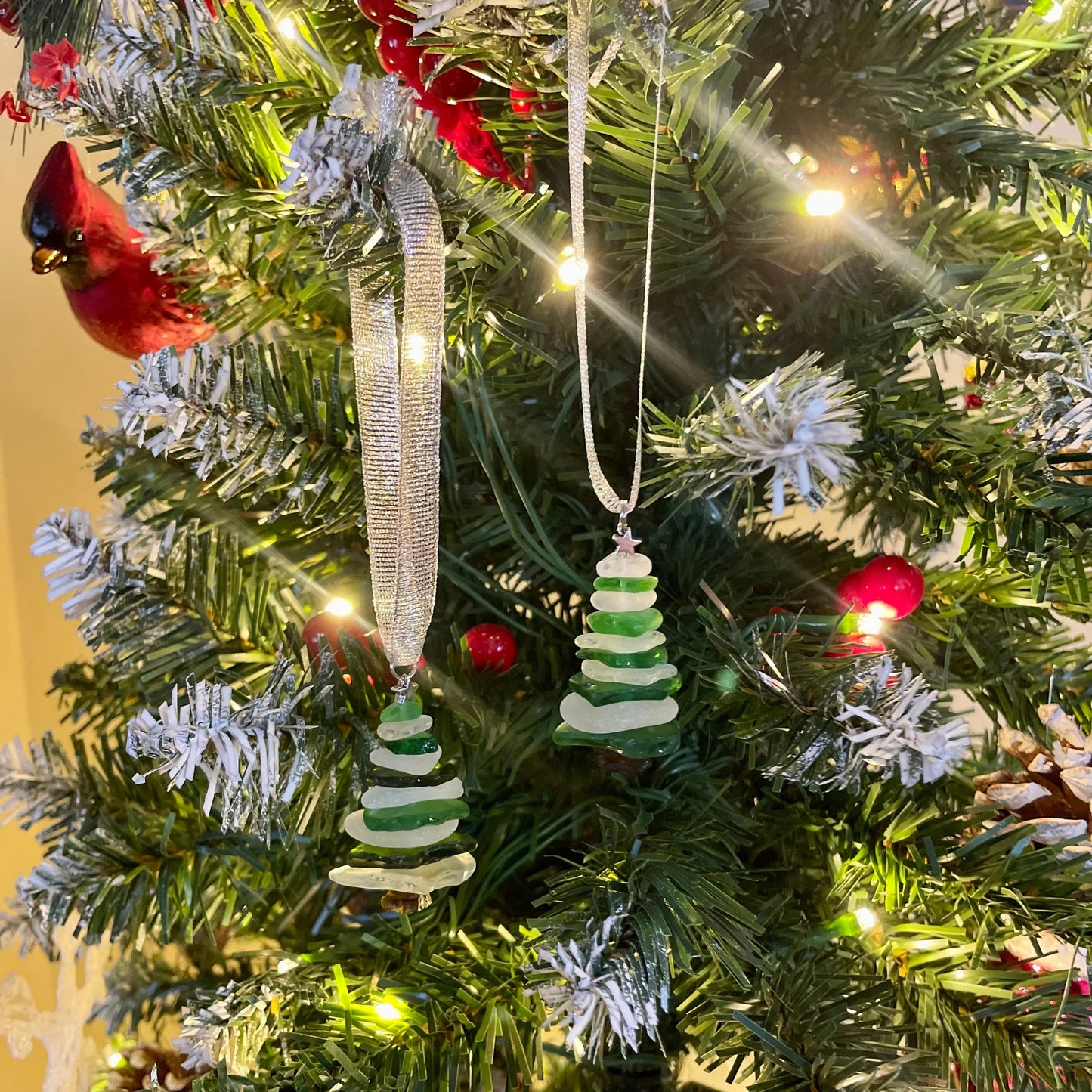 Limited Edition, Only 100 Sets Left!-🌊✨Sea Glass Christmas Tree Advent Calendar 🎄❄️🎁
