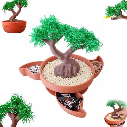 “Forgecore 3D Bonsai Desk Organizer with Hidden Storage & Magnetic Leaves” 🌳✨