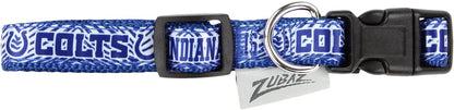 Zubaz NFL Team Adjustable Pet Collar for Dogs & Cats, Pittsburgh Steelers, Medium