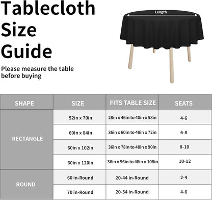 Easy-Going Faux Linen Waterproof Spill-Proof Tablecloth Stain Resistant Rectangle Table Cloth Wrinkle Free Decorative Fabric for Kitchen, Dining, Party, Weddings, Restaurants (52x70 in, Linen)