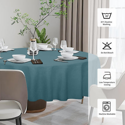 Easy-Going Faux Linen Waterproof Spill-Proof Tablecloth Stain Resistant Rectangle Table Cloth Wrinkle Free Decorative Fabric for Kitchen, Dining, Party, Weddings, Restaurants (52x70 in, Linen)
