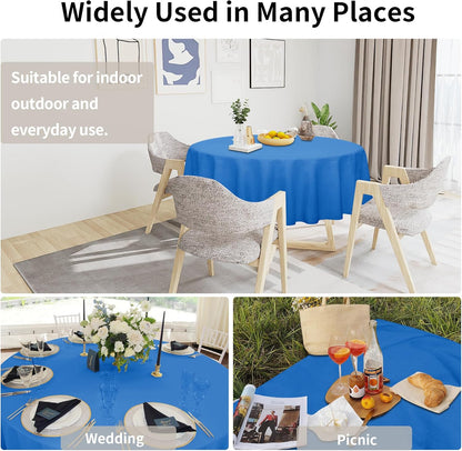 Easy-Going Faux Linen Waterproof Spill-Proof Tablecloth Stain Resistant Rectangle Table Cloth Wrinkle Free Decorative Fabric for Kitchen, Dining, Party, Weddings, Restaurants (52x70 in, Linen)