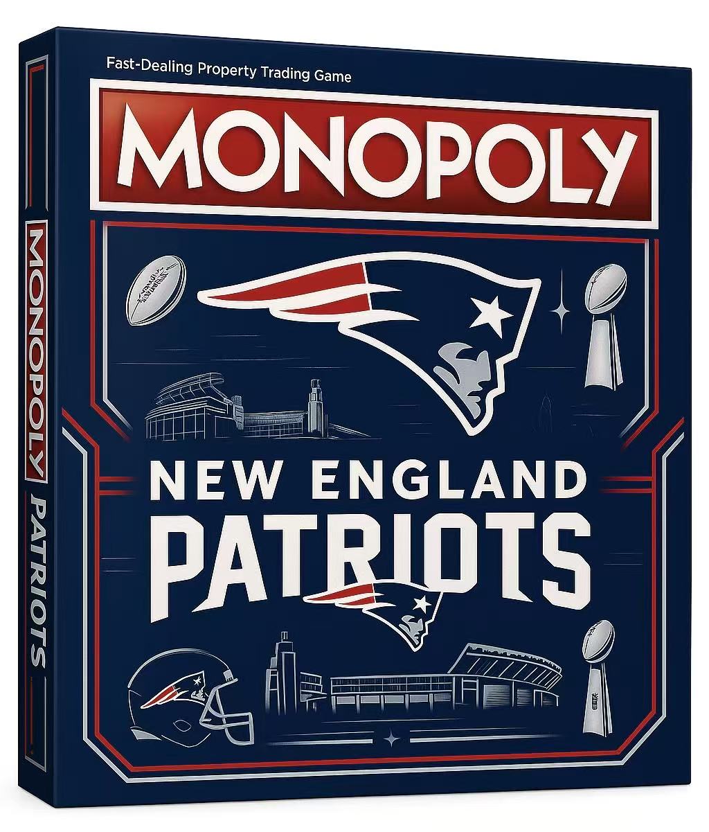 🏈 New England Football Property Trading Game – Collector’s Editio