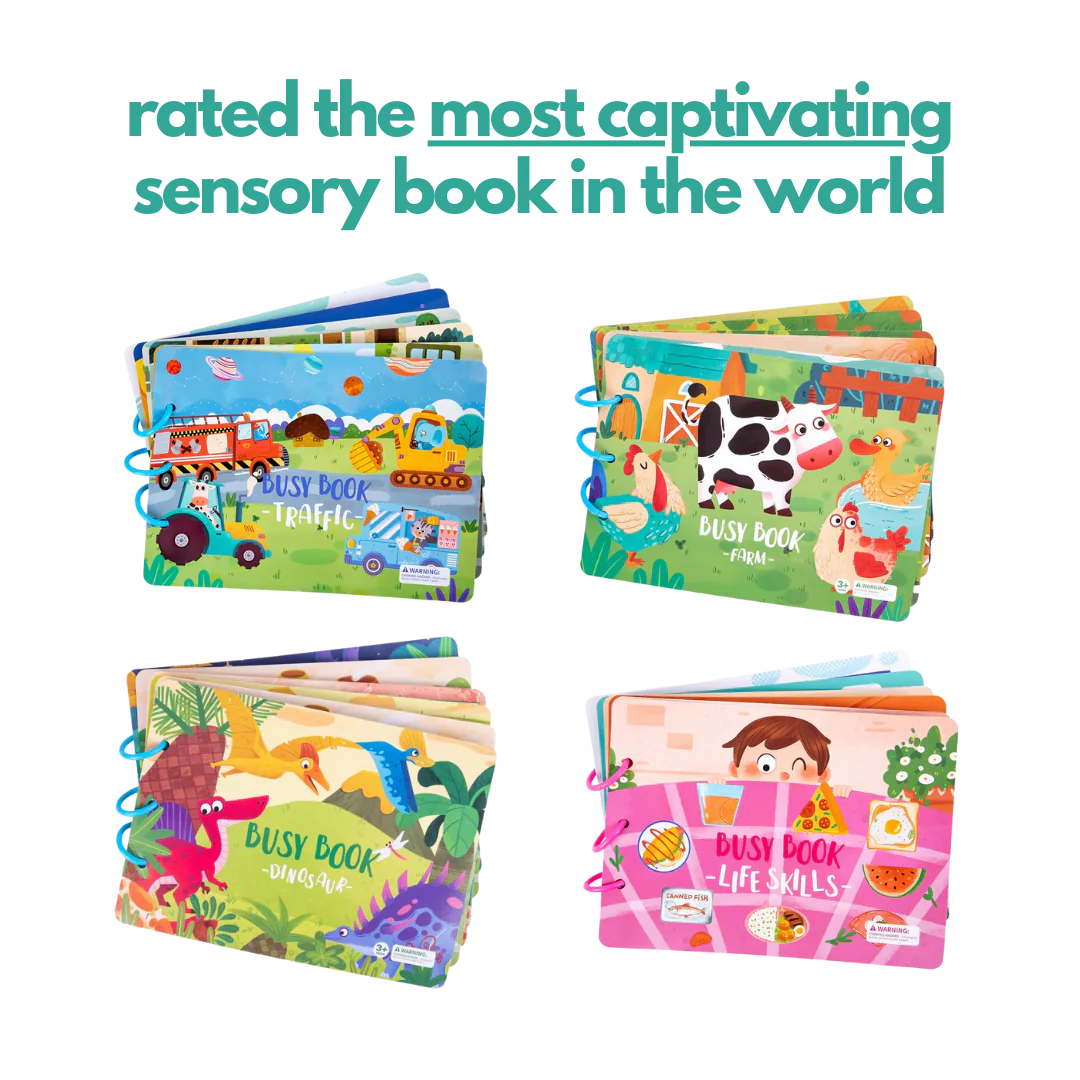 🔥Dr. Glow's Sensory Book - Keep Kids off Devices!✨