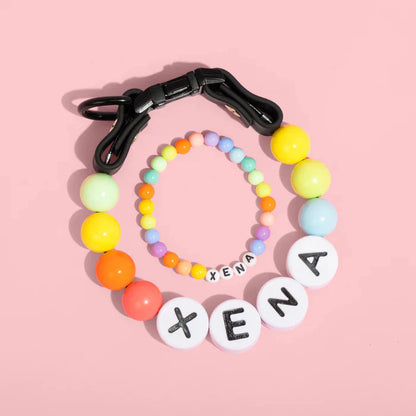 Custom Pet Name Necklace with FREE Matching Bracelet
