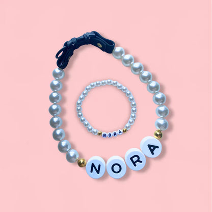 Custom Pet Name Necklace with FREE Matching Bracelet